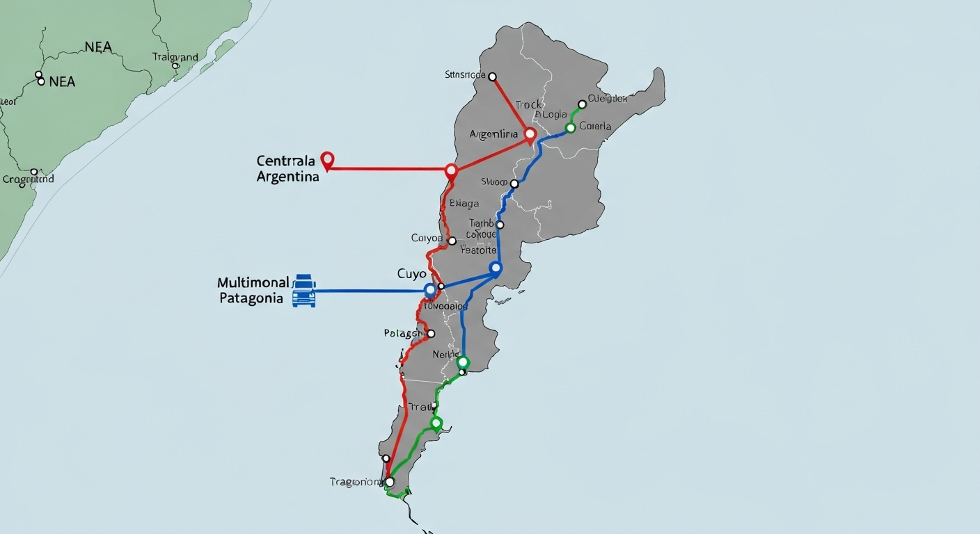 Cobertura de entregas Megacontainers Argentina